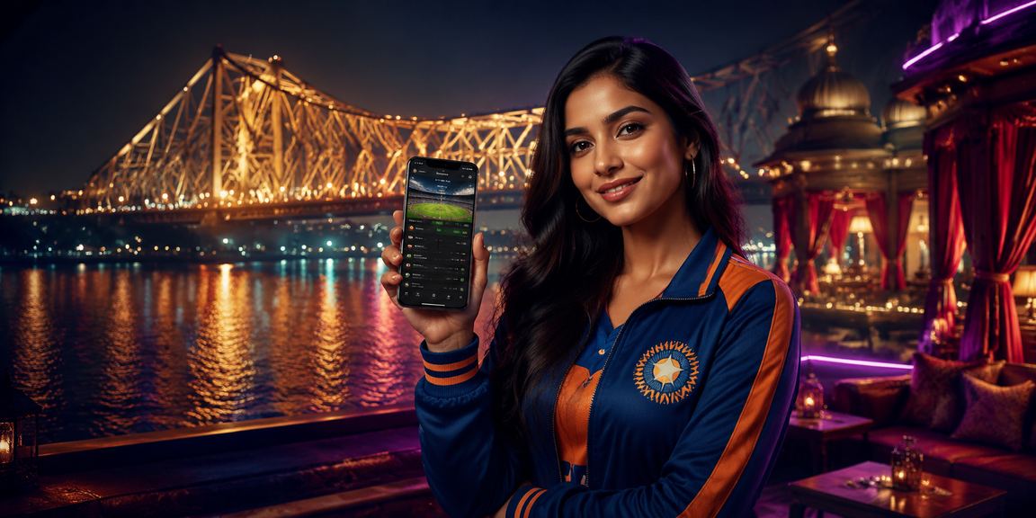 Exciting cricket-inspired betting event in Kolkata with vibrant crowd